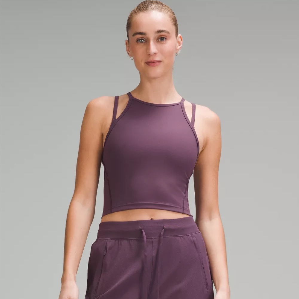 Lululemon Wunder Train High-Neck Cross-Back Tank Top